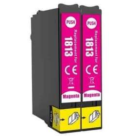 Compatible Epson 18XL  T1813  Magenta  Cartouche d'encre  Premium  Grande Capacité 