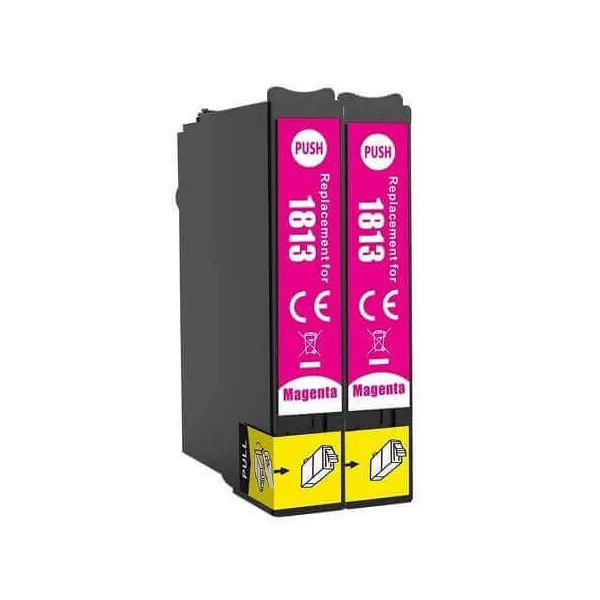 Compatible Epson 18XL  T1813  Magenta  Cartouche d'encre  Premium  Grande Capacité 
