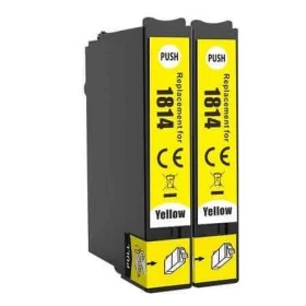 Compatible Epson 18XL  T1814    Jaune  Cartouche d'encre  Premium  Grande Capacité 