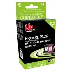 HP 304XL Noir Couleur  Cartouche Remanufacturée Grande Capacité