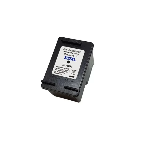 Compatible HP 302 XL Noire  Cartouche Remanufacturée Grande Capacité  