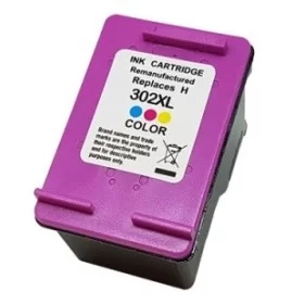 HP 302XL  Couleur  Cartouche  Remanufacturée   Grande Capacité