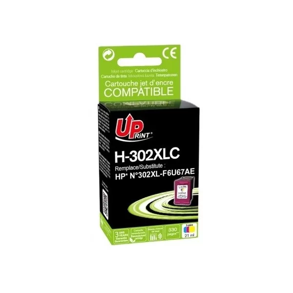 HP 302XL  Couleur  Cartouche  Remanufacturée   Grande Capacité
