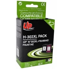 HP 302XL  Pack Cartouches Remanufacturées Grande Capacité