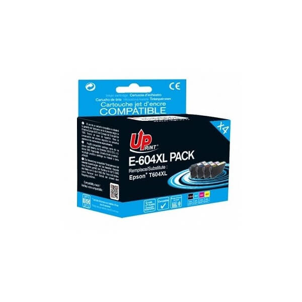 Epson 604XL cartouche d'encre compatibles - Marque UPrint - pack de 4 (  8.9ml + 3x4ml ) pas cher