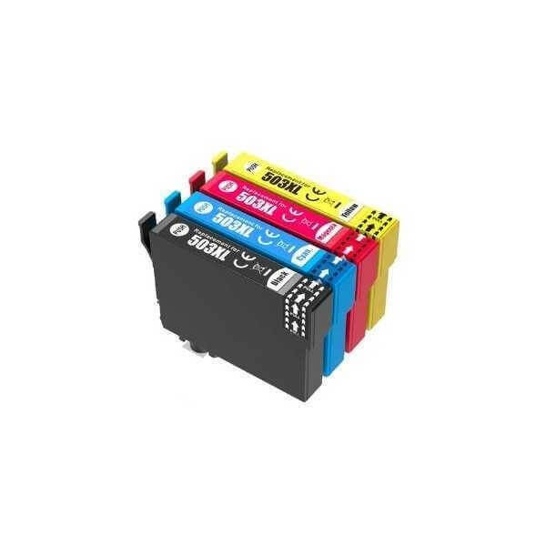 COMETE - 503XL - Lot de 8 Cartouches d'encre Compatibles avec Epson 503 XL  Piment - pour Cartouche Epson 503 Expression Home XP-5200 XP-5205 Workforce  WF-2960 (2 Noirs 2 Cyan 2 Magenta 2 Jaunes) : : Informatique