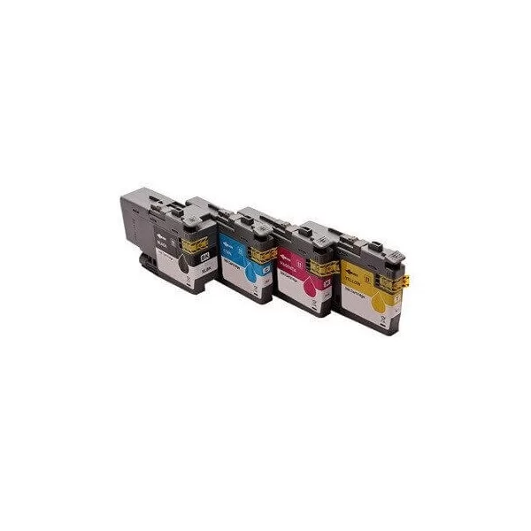Brother LC3233BK / LC3235BK XL Pack 4 Cartouches d'encre compatibles