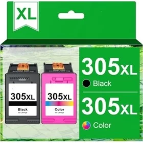 Pack Cartouche compatible HP 305XL Noire Couleur - XL
