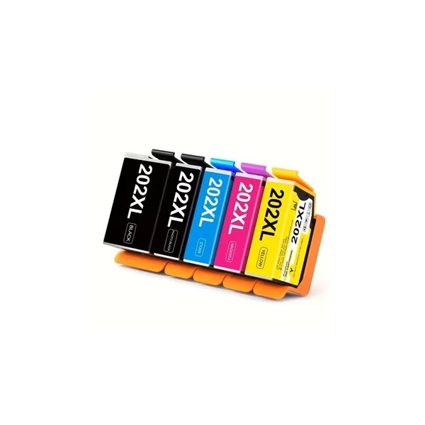 Epson 202 XL - Cartouches d'encre compatibles - pack de 5 ( 1x20ml + 4x12ml) pas cher | k2print