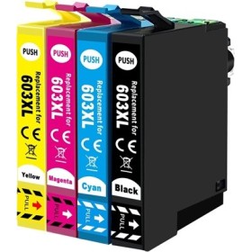 Epson 603XL Pack cartouches d'encre compatibles ( 1x18ml + 3x14ml) pas cher | k2print