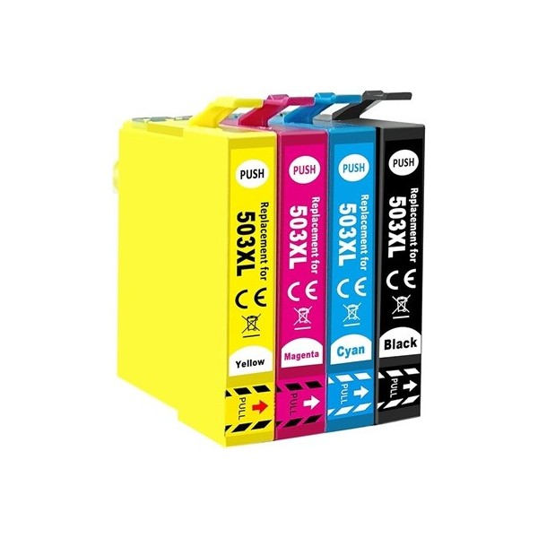Epson 503XL - pack 4 Cartouches d'encre compatible Grande Capacité pas cher | k2print
