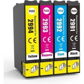 Epson 29XL Pack cartouches encre compatibles Noir et Couleurs - 1x17ml + 3x13ml pas cher | k2print