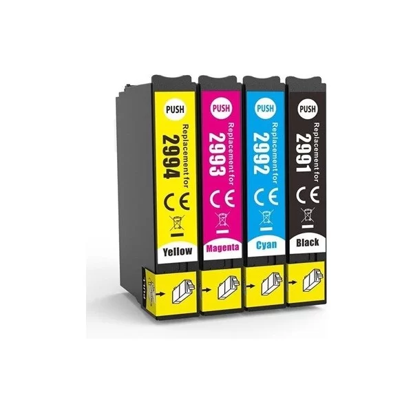 Epson 29XL Pack cartouches encre compatibles Noir et Couleurs - 1x17ml + 3x13ml pas cher | k2print