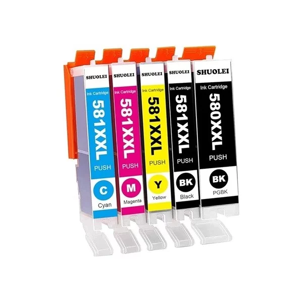 Cartouches encre Compatible Canon PGI-580XXL / CLI-581XXL Haute Capacité pas cher | k2print