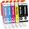 LOT de 5 cartouches compatibles Canon PGI-580 / CLI-581 XXL + 1 Bleue Photo pas cher | k2print