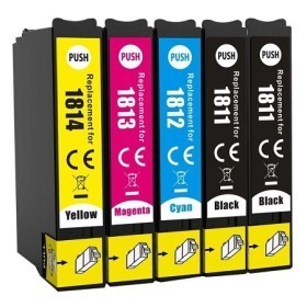 Cartouches d'encre compatible imprimante Epson XP-412 lot de 5 pas cher | k2print