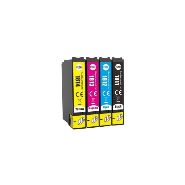 Cartouches d'encre compatible imprimante Epson XP-412 Lot de 4 pas cher | k2print