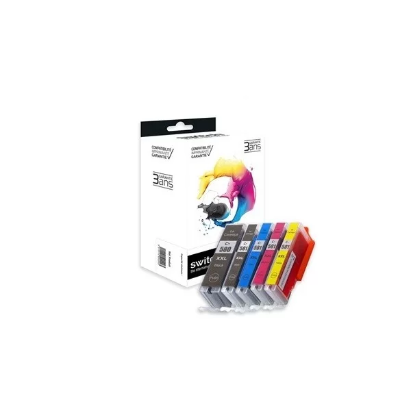 Cartouches encre Compatible Canon PGI-580XXL / CLI-581XXL Haute Capacité pas cher | k2print