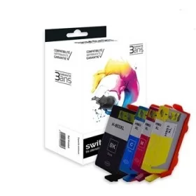 HP 903XL - PACK X 4 MARQUE SWITCH compatible HP 903XL - NOIR CYAN MAGENTA JAUNE pas cher | k2print