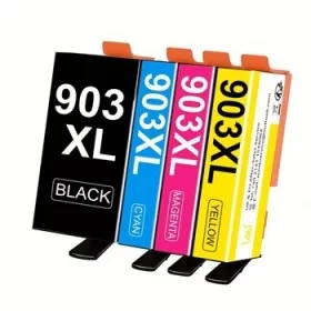 HP 903XL Noir et Couleurs - Pack Cartouches d'encre compatibles pas cher | k2print