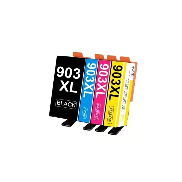 HP 903XL Noir et Couleurs - Pack Cartouches d'encre compatibles pas cher | k2print