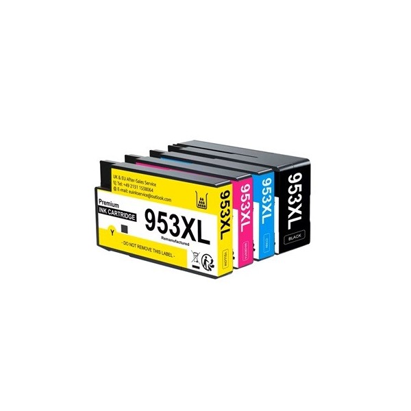 Cartouches d'encre compatibles HP 953 XL - Lot de 4 pas cher | k2print