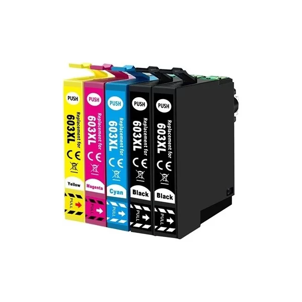 Epson Workforce WF-2810 WF-2830 WF-2835 WF-2850 cartouche d'encre Noir- Couleurs compatible  ( 2x18ml + 3x14ml) pas cher | k2pr