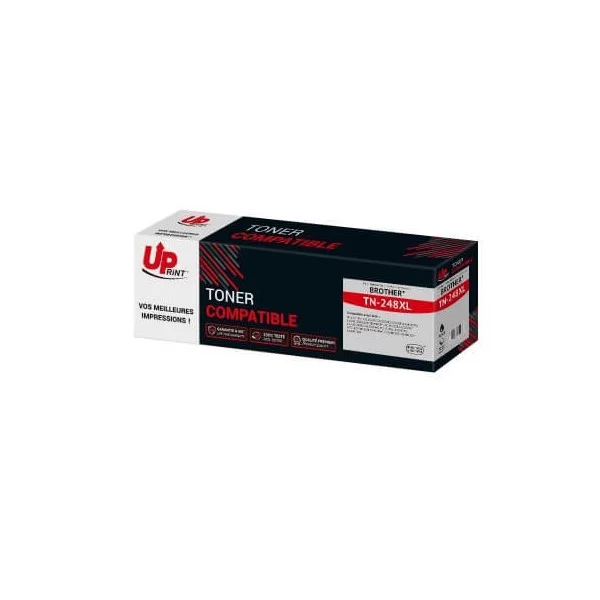 Brother TN248XL - Toner premium équivalent à TN248XLBK - Noir