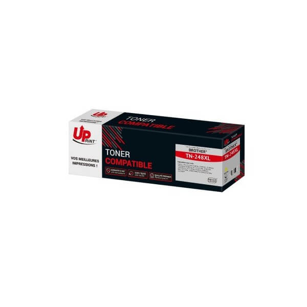 Brother TN248XL - Toner premium équivalent à TN248XLY - Jaune
