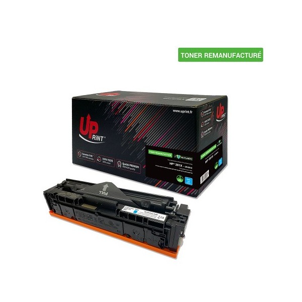 HP 201X - Toner compatible équivalent à CF401X, 201X - Cyan - Premium