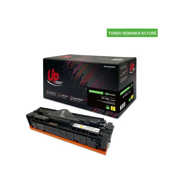 HP 203X - Toner compatible équivalent à CF542X, 203X - Jaune - Premium