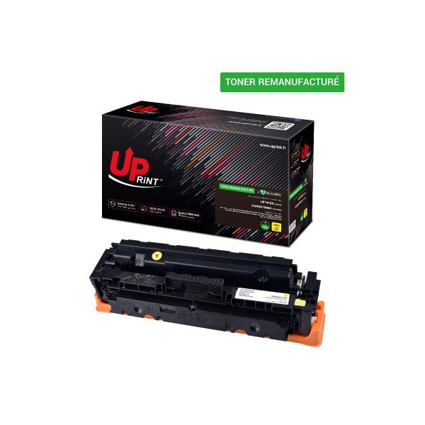 Hp 410X - Toner compatible équivalent à CF412X - Jaune - Premium