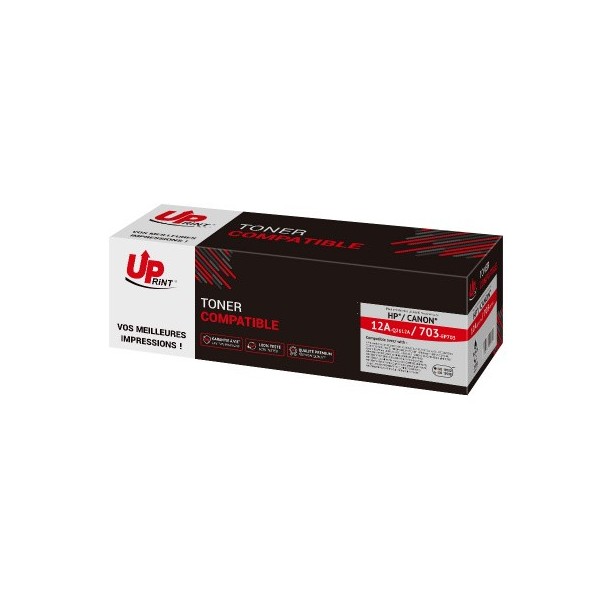 Hp 12A - Toner compatible équivalent à Q2612A - Noir - Premium