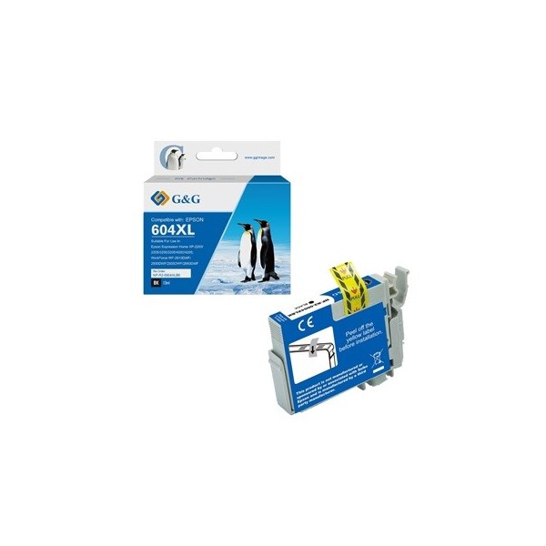 Epson 604XL Noir - Cartouche d'encre compatible Grande Capacité - 16.5ml pas cher | k2print