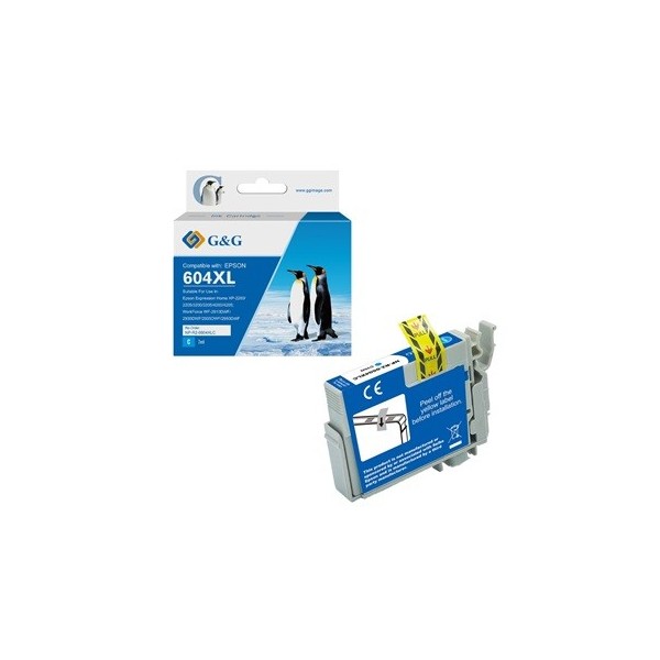 Epson 604XL Cyan - Cartouche d'encre compatible Grande Capacité - 14ml pas cher | k2print