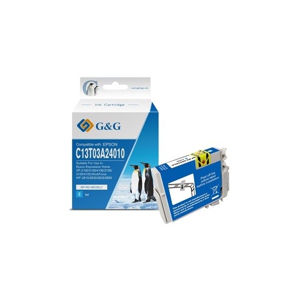 Epson 603XL Cyan cartouche d'encre compatible haute capacité - 14ml pas cher | k2print