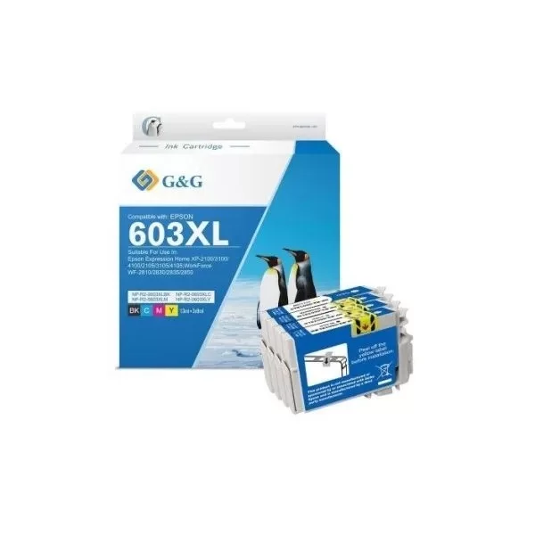 Epson 603XL Pack cartouches d'encre compatibles ( 1x18ml + 3x14ml) pas cher | k2print