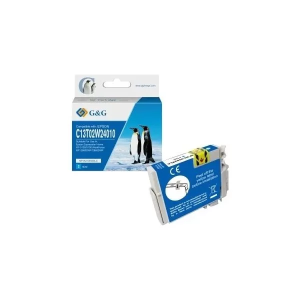 Epson 502 XL Cyan - Cartouche d'encre compatible  - 14ml pas cher | k2print