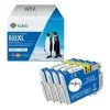 Epson 502 XL Noir - Couleurs - Cartouches d'encre compatible - pack de 4  (1x17ml + 3x14ml) pas cher | k2print