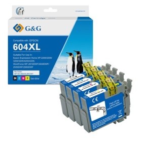 Epson 604XL cartouches d'encre compatibles  - Premium Solution - pack de 4 ( 1x13ml + 3x10ml ) pas cher | k2print