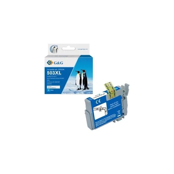 Epson 503XL Cyan - Cartouche encre compatible Grande Capacité pas cher | k2print