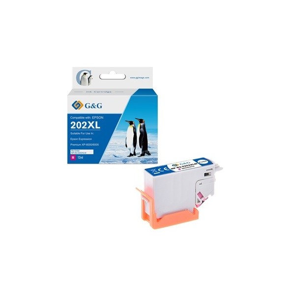 Epson 202 Magenta XL Cartouche d'encre compatible  - 12ml pas cher | k2print