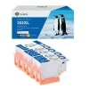 Epson 202 XL Cartouches d'encre compatibles + 1 Noire XL -  pack de 6 ( 2x20ml + 4x12ml) pas cher | k2print