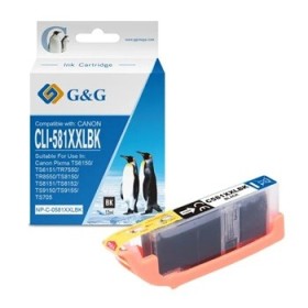 Cartouche encre compatible Canon CLI-581 XXL Noir  haute capacité pas cher | k2print
