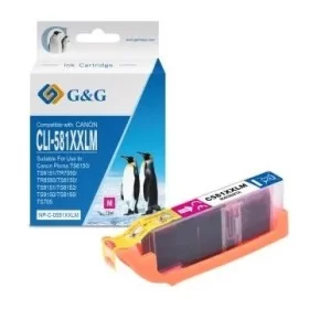 Cartouche encre compatible Canon CLI-581 XXL Magenta haute capacité pas cher | k2print