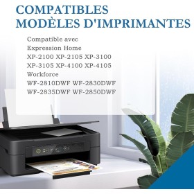 Epson 603XL Pack + 1 Noir cartouches d'encre compatibles ( 2x18ml + 3x14ml) pas cher | k2print