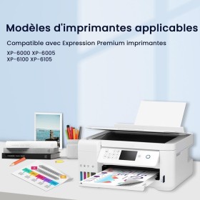 Epson 202 XL Cartouches d'encre compatibles  - pack de 10 (2x20ml + 8x12ml) pas cher | k2print