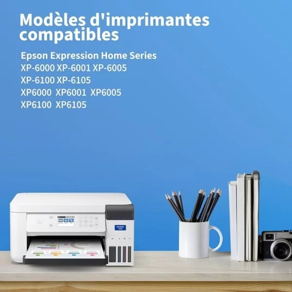 Epson 202 XL Cartouches d'encre compatibles  - pack de 10 (2x20ml + 8x12ml) pas cher | k2print