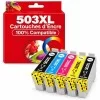 Epson 503XL - pack 5 Cartouches d'encre compatible Grande Capacité pas cher | k2print