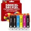Cartouches encre Compatible Canon PGI-580XXL / CLI-581XXL - Lot de 6 pas cher | k2print